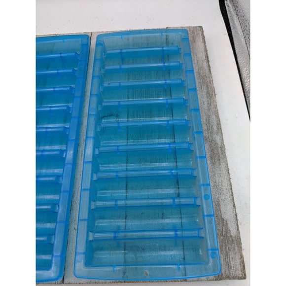 Water Sports Bottle Ice Cube Mold Tray Set of 3 Blue 3 3/4" by 3/4" - Picture 2 of 6